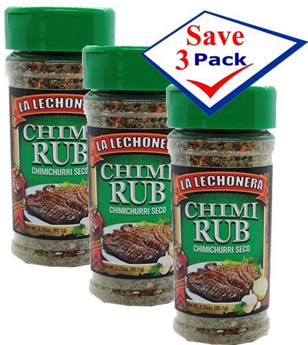 La Lechonera CHIMI RUB 5.0 oz Chimichurri Seco Pack Of 3